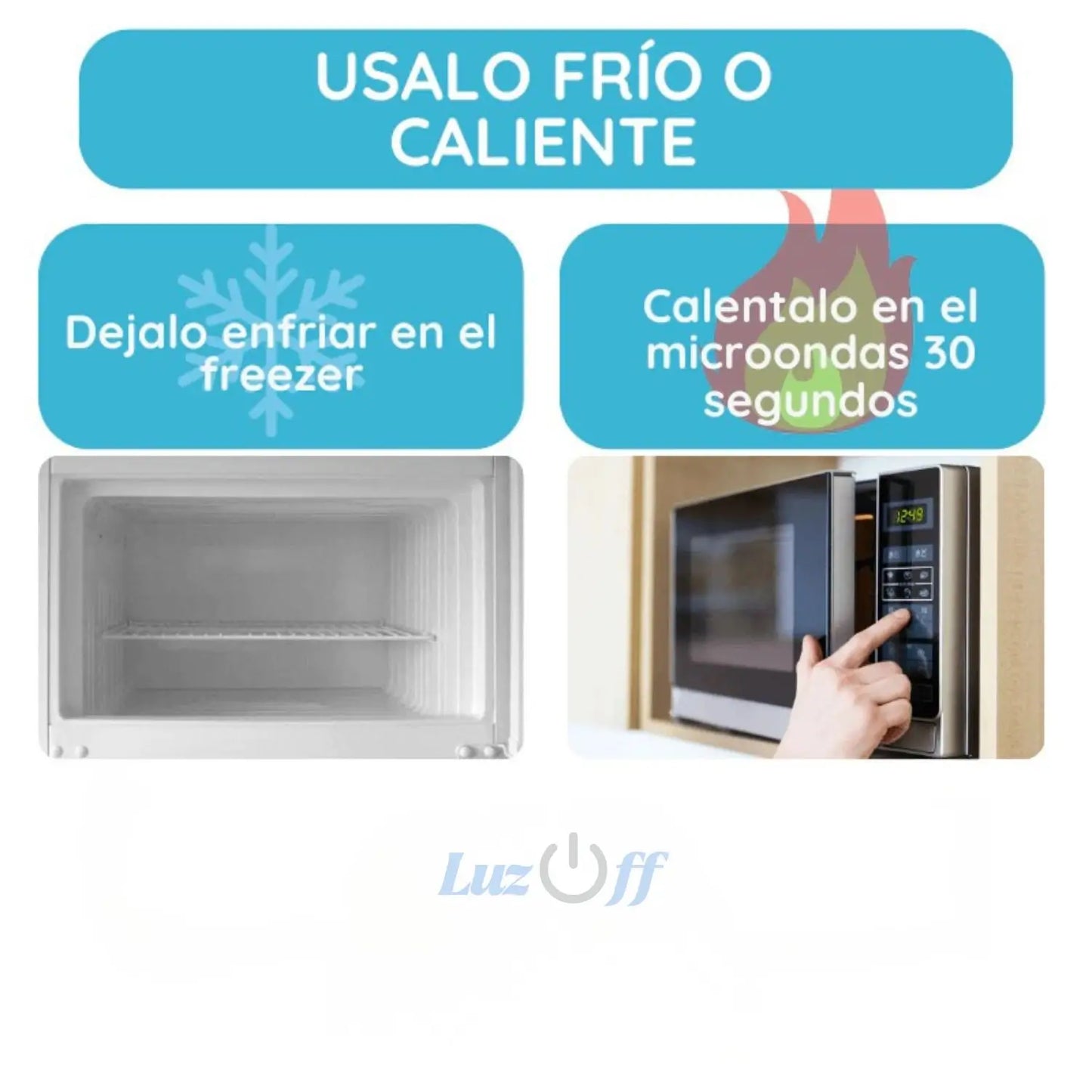 LuzOff - Gorro anti-migraña frio calor
