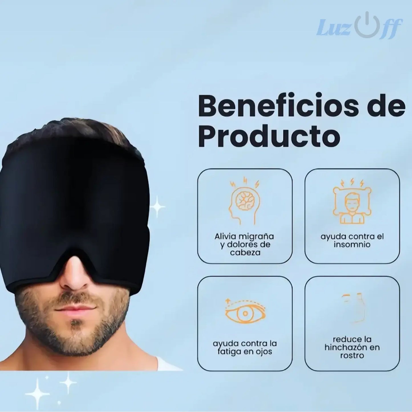 LuzOff - Gorro anti-migraña frio calor