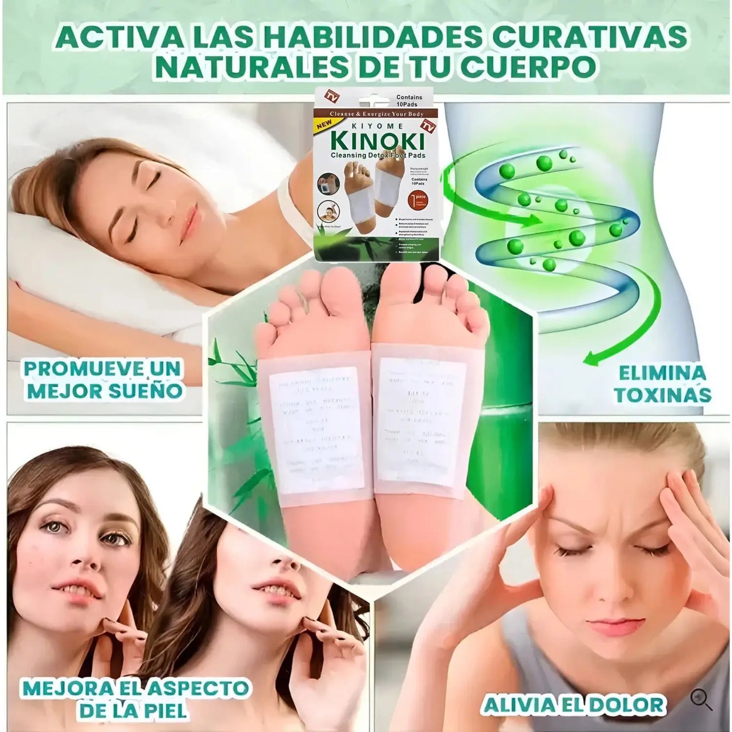 EasyFoot™ - Pies suaves sin salir de casa + 10 Parches Detox Kinoki